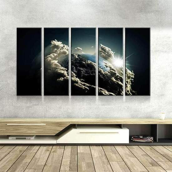 Print Dueling Wild Horses Wild Animals Multi Canvas Wall Art Ideas, Multi Piece Panel Canvas Home Decor Housewarming Gift Ideas Framed Prints, Canvas
