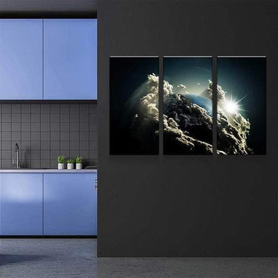 Print Dueling Wild Horses Wild Animals Multi Canvas Wall Art Ideas, Multi Piece Panel Canvas Home Decor Housewarming Gift Ideas Framed Prints, Canvas
