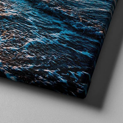 Peaceful Sunset Waves Beautiful Sunset Beach Blue Ocean Landscape Sea Multi Canvas Wall Art Ideas, Multi Piece Panel Canvas Home Decor Housewarming Gift Ideas Framed Prints, Canvas