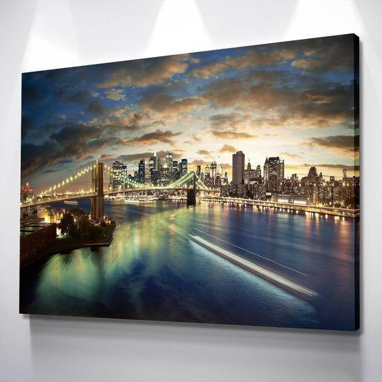Orbiting Earth Night View Landscape Multi Canvas Wall Art Ideas, Multi Piece Panel Canvas Home Decor Housewarming Gift Ideas Framed Prints, Canvas