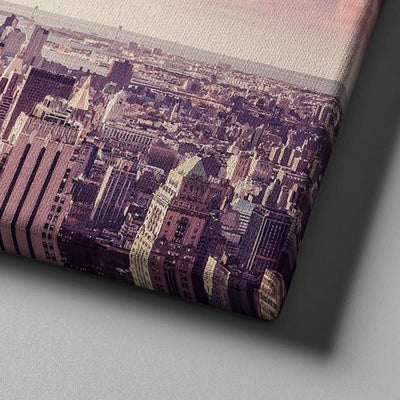 City Landscape Empire State Building Sunset Usa Pround Multi Canvas Wall Art Ideas, Multi Piece Panel Canvas Home Decor Housewarming Gift Ideas Framed Prints, Canvas