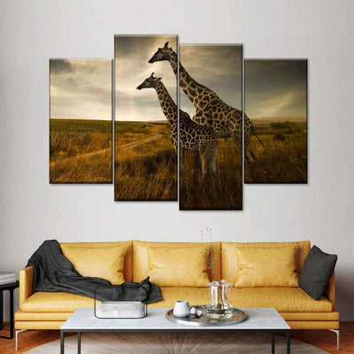 Whimsical Tropics Landscape Multi Canvas Wall Art Ideas, Multi Piece Panel Canvas Home Decor Housewarming Gift Ideas Framed Prints, Canvas