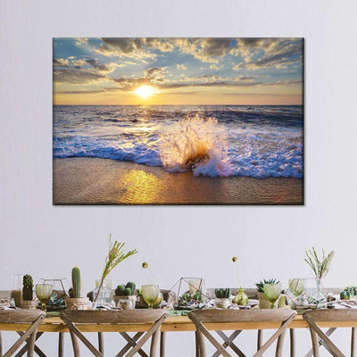 Tropical Waters Blue Ocean Beatiful Sea Natural Landscape Multi Canvas Wall Art Ideas, Multi Piece Panel Canvas Home Decor Housewarming Gift Ideas Framed Prints, Canvas