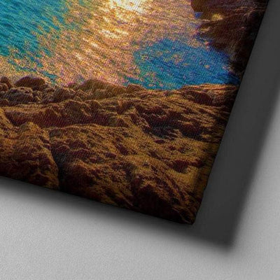 Peering from the Cave  Natural Landscape Multi Canvas Wall Art Ideas, Multi Piece Panel Canvas Home Decor Housewarming Gift Ideas Framed Prints, Canvas