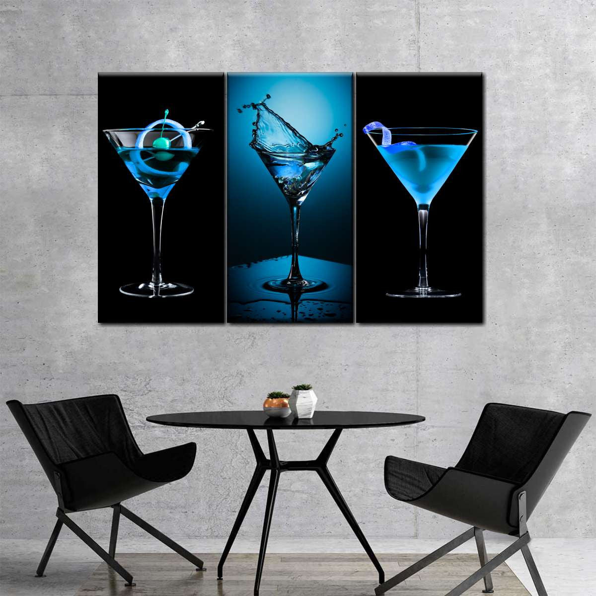 Cascading Paradise Natural Lanscape Multi Canvas Wall Art Ideas, Multi Piece Panel Canvas Home Decor Housewarming Gift Ideas Framed Prints, Canvas
