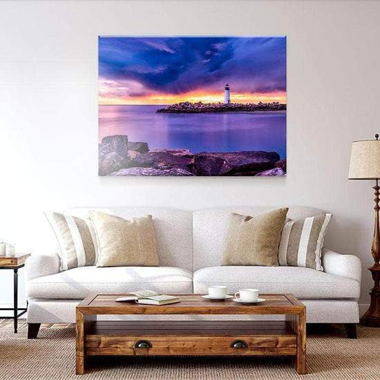 Moonlit Manhattan Citizen City Landscape Multi Canvas Wall Art Ideas, Multi Piece Panel Canvas Home Decor Housewarming Gift Ideas Framed Prints, Canvas