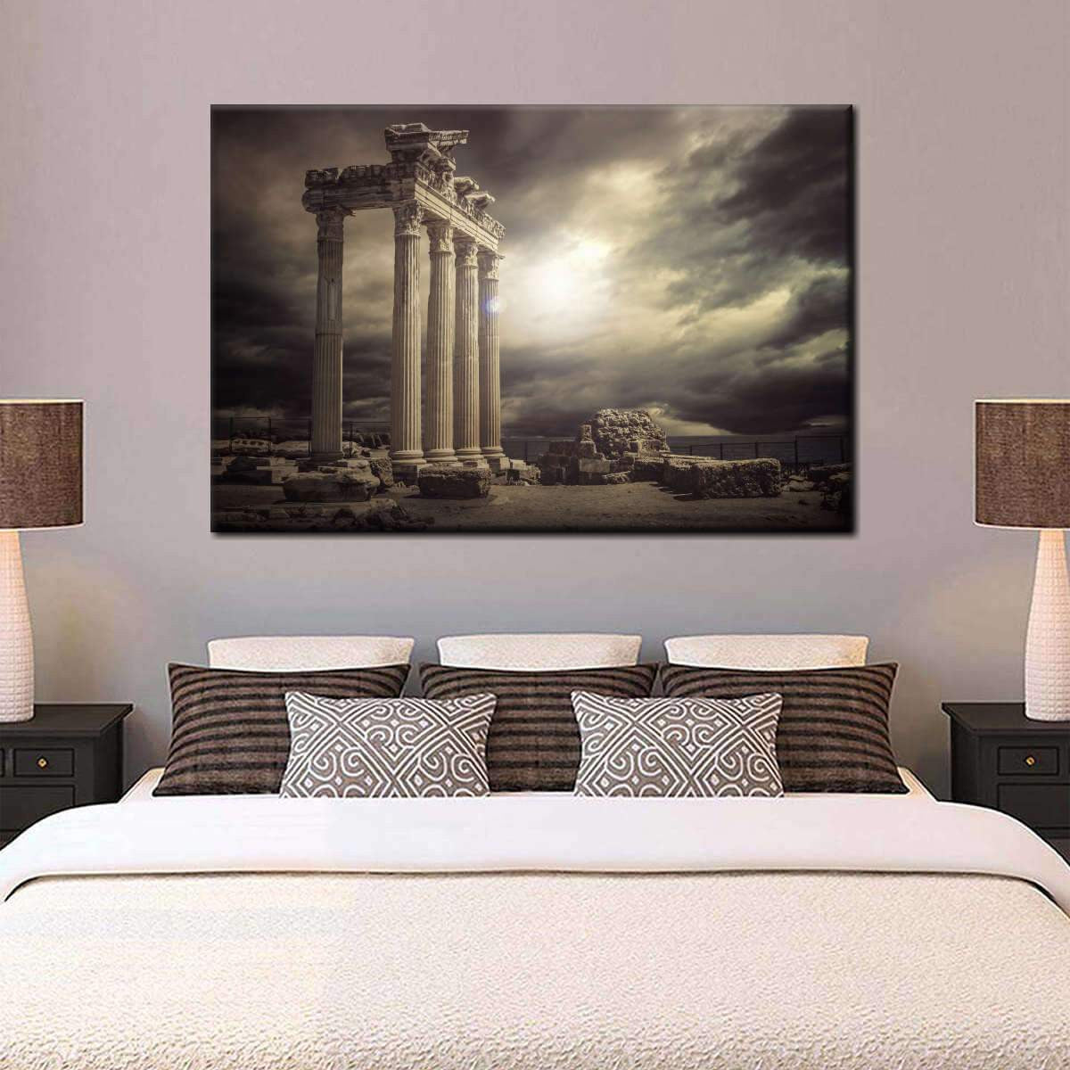Peaceful Winter Forest Multi CanvasBeautiful Wall Art Ideas, Multi Piece Panel Canvas Home Decor Housewarming Gift Ideas Framed Prints, Canvas
