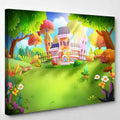 School Forest Fantastic Realistic Style Video, Fantastic Premium Multi Canvas Prints, Multi Piece Panel Canvas Home Decor, Luxury Gallery Wall Fine Art