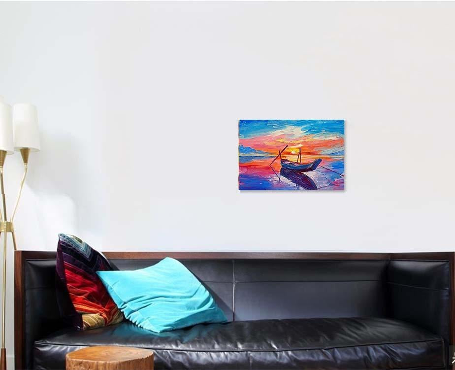 Oil Artwork On Luxury Multi Canvas Prints, Multi Piece Panel Canvas Gallery Art Print Fishing Abstract Luxury Multi Canvas Prints, Multi Piece Panel Canvas Gallery Art Print Print