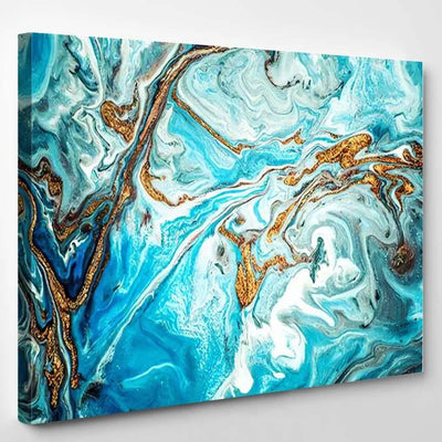 Marble Texture Eastern Technique Contemporary Art Abstract Luxury Multi Canvas Prints, Multi Piece Panel Canvas Gallery Art Print Print
