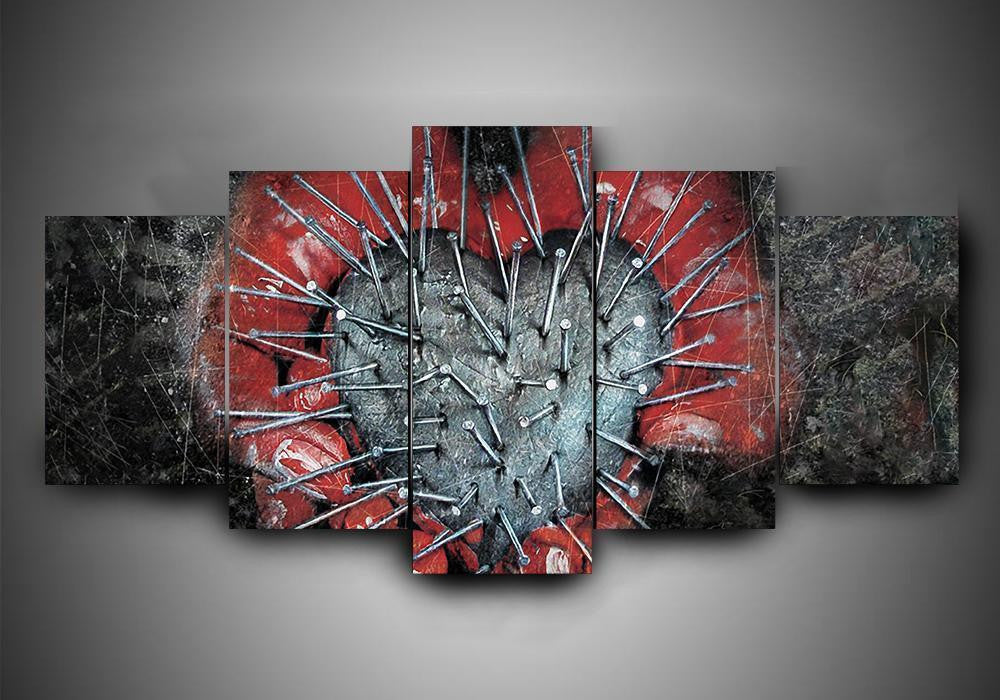 Killswitch Engage 1 Music 5 Panel Canvas Art Wall Decor Luxury Multi Canvas Prints, Multi Piece Panel Canvas Gallery Art Print