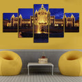 Castle Landscape Luxury Multi Canvas Prints, Multi Piece Panel Canvas Gallery Art Print