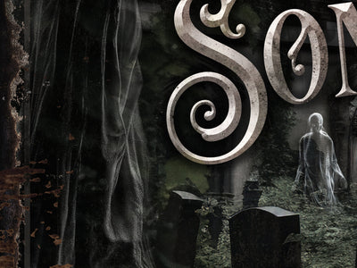 Aeticon Canvas Something Wicked Halloween Sign | Ghostly Halloween Sign | Halloween Ghost Sign | Scary Halloween Sign | Outdoor or Indoor Halloween Sign
