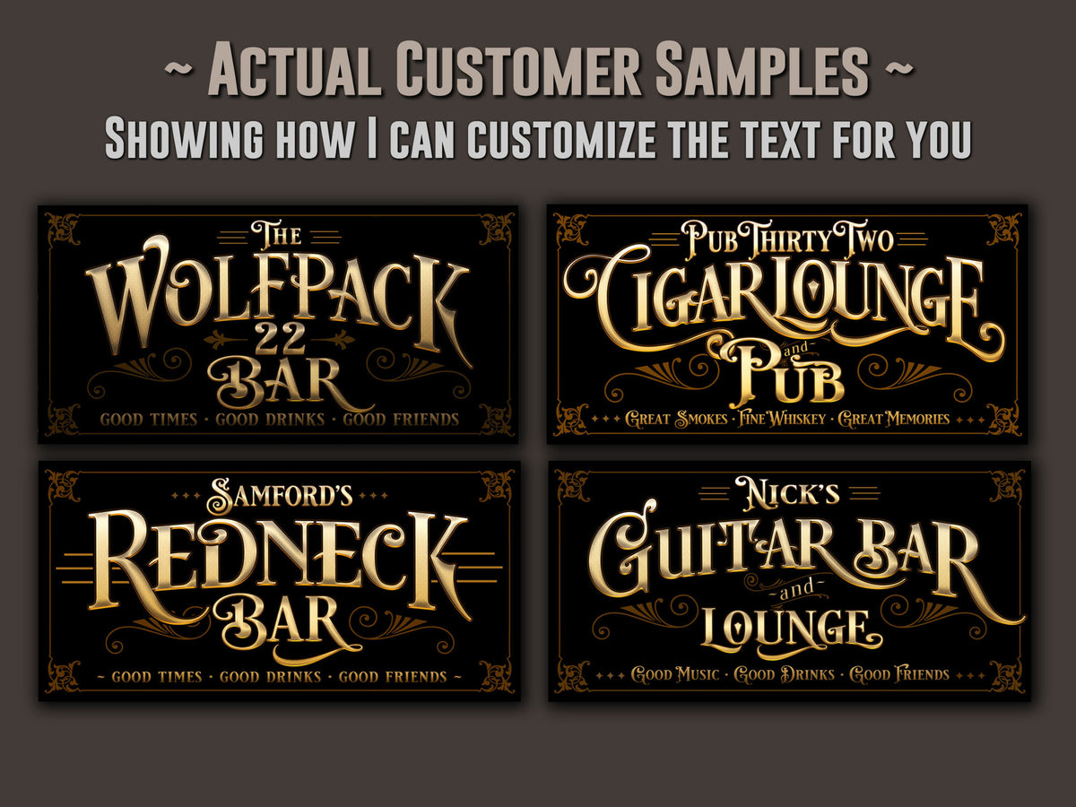 Aeticon Canvas Bourbon Gifts | Bourbon Bar Sign | Man Cave Decor | Man Cave Sign