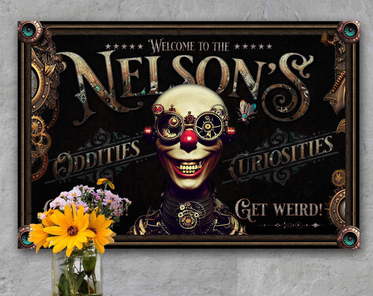 Aeticon Canvas Steampunk | Steampunk Decor | Steampunk Art | Steampunk Wall Art | Steampunk Wall Decor | Steampunk Game Room | Metal Print