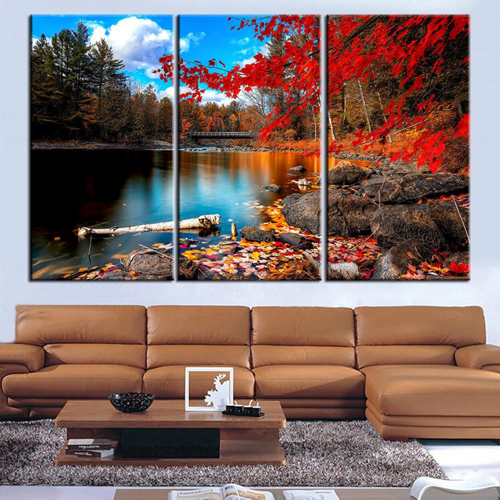 Tranquil Waves Sunrise Ocean BLue Sea Natural Landscape Multi Canvas Wall Art Ideas, Multi Piece Panel Canvas Home Decor Housewarming Gift Ideas Framed Prints, Canvas