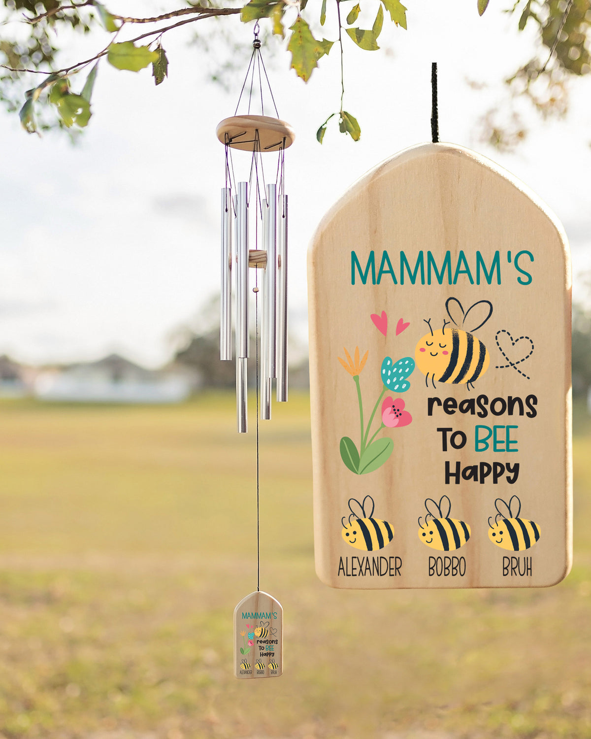 Gift for Mammam, Personalized Wind Chimes, Mammam Gift, Mothers Day, Mother's Day Gift, Personalized Gift, Grandparent's Day Gift