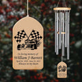Go Kart Racer Memorial Personalized Wind Chime, Loss of Auto Racing Lover, Loss Of Son Kart Rider Sympathy Bereavement Gift In Loving Memory