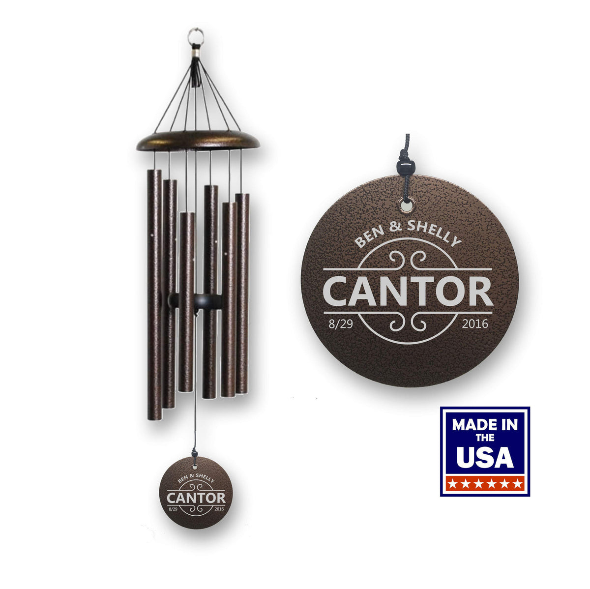 Anniversary Wind Chime, Authentic Corinthian Bells Memorial Wind Chime