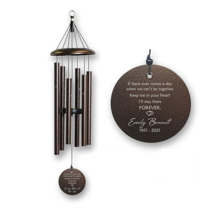 Authentic Corinthian Bells Memorial Wind Chime, Keep Me In Your Heart Memorial Wind Chime