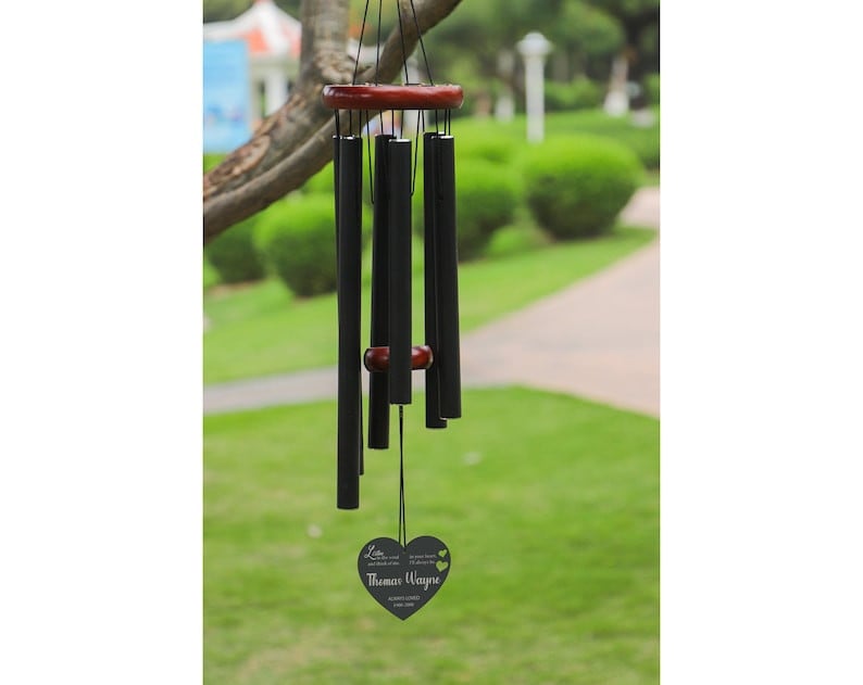 Personalized Listen to the Wind Memorial Chime | Personalized Memorial Wind Chime | In Memory of Wind Chime | Personalized Wind Chime