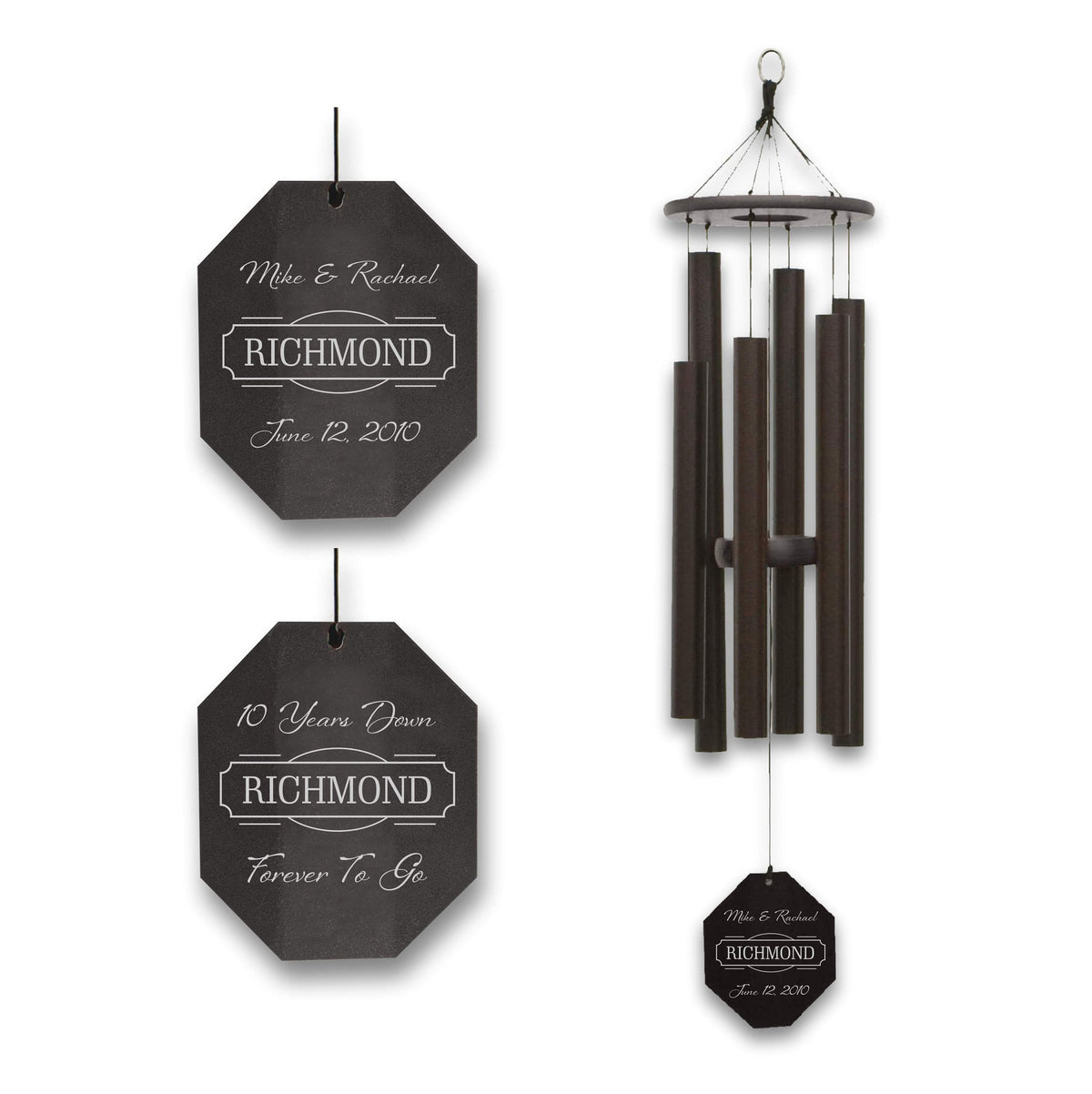 Anniversary Wind Chime, Forever To Go, Amish Wind Chime Memorial Wind Chime