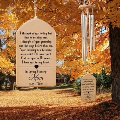 Memorial Wind Chime Sympathy Gift for Loss of Grandmother Loss of Mom Remembrance Wind Chime Bereavement Gift in Memory Condolence Gift