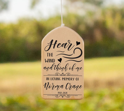 In Memory Wind Chime, Personalized Wind Chime, Remembrance Wind Chime, Memorial Tribute Wind Chime, Bereavement Gift, In Memory