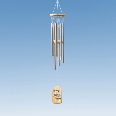 Personalized Memorial Wind Chimes, Mom Dad Memorial Gift - Loss of Father Mother Sympathy - Loving Upload Photo Memorial Wind Chimes