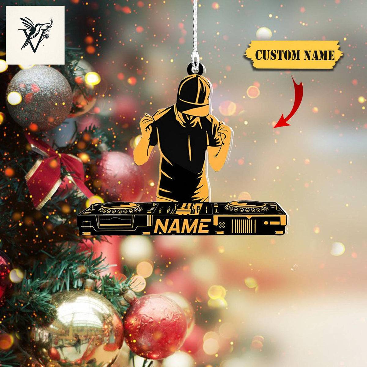 Personalized Cello Christmas Ornament 2D Musical Instrument Ornaments, Violin Ornament, Music Recital Gifts, Cello Gift, Music Teacher Gifts
