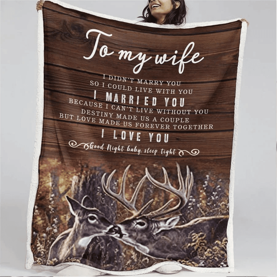 To My Wife Blanket - Never Forget That How Special You Are To Me I Love You Always Christmas Birthday Anniversary Personalization Gift For Her
