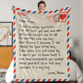 Personalized Blanket for Mom, Dear Mom Blanket, Giant Love Letter Blanket for Mom, Best Mother's day blanket
