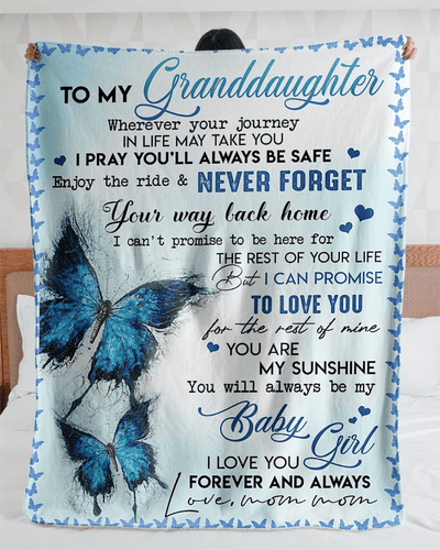 Grandma Nickname - To My Granddaughter Blanket