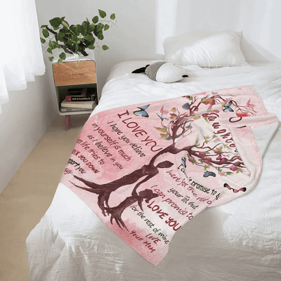Tree of Life Mother and Daughter Blanket Gift for Daughter To My Daughter Blanket