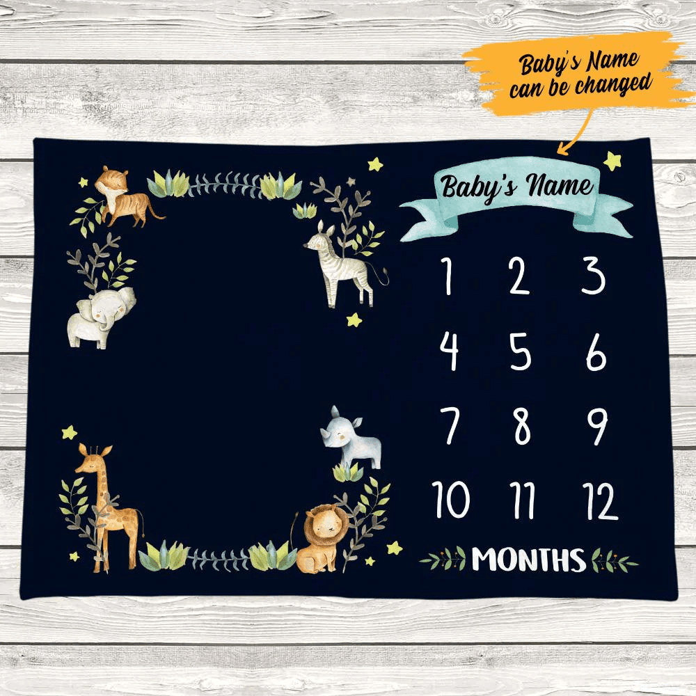 Personalized Animal Baby Blanket, Best Blankets for Baby