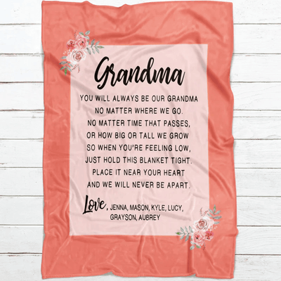 Personalized Blanket Gift for Grandma Blanket
