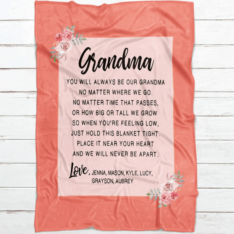 Personalized Blanket Gift for Grandma Blanket