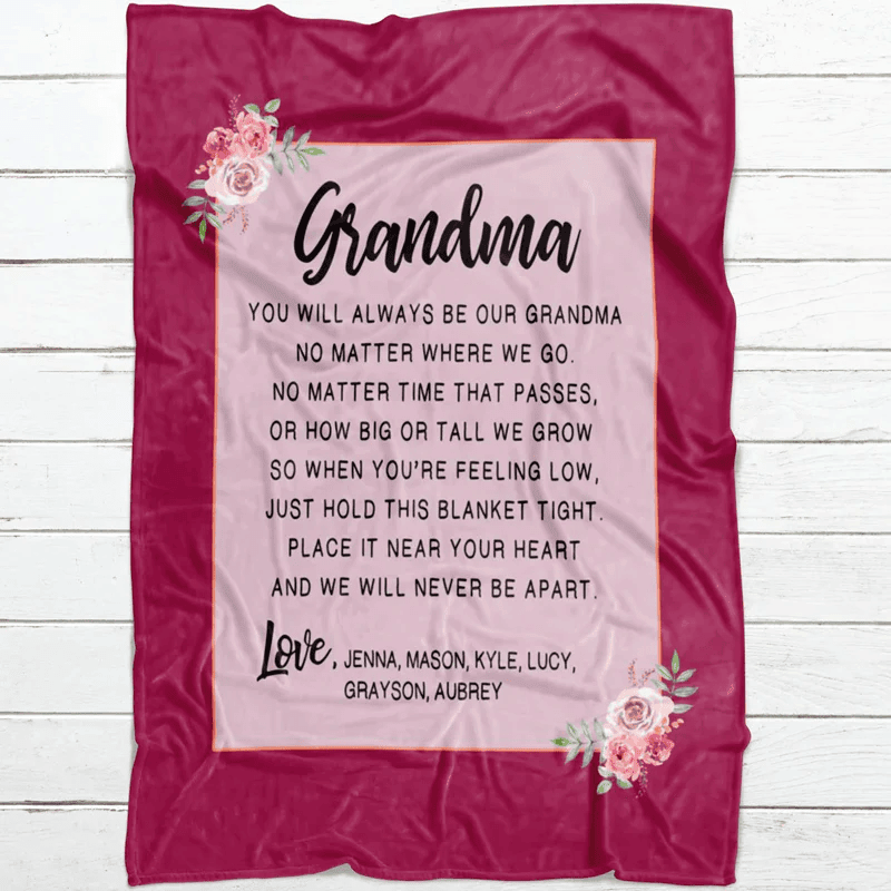 Personalized Blanket Gift for Grandma Blanket