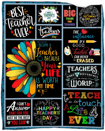 Teacher Blanket Gifts for Teachers, All Seasons Blanket Teacher Appreciation Gifts Back to School Gift Ideas for Teachers