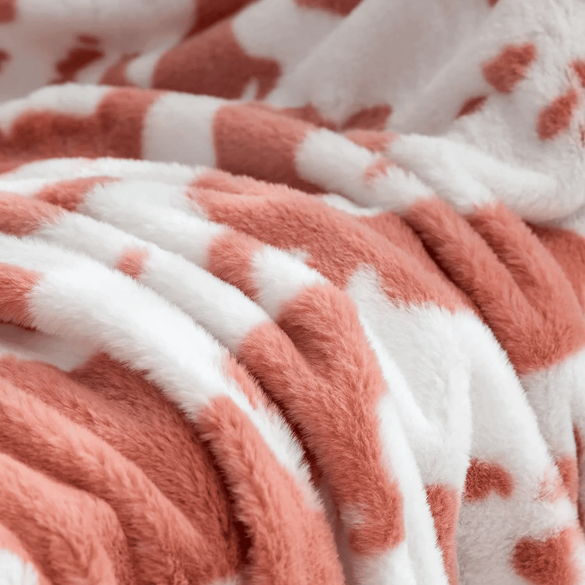 Soft Flannel Blanket Cow Kids Throw Blanket 51X63 Inches For Adult And Kids Boys Girl Cozy Bed Blanket For Room Couch Sofa Office (51X63Inch Pink Cow)