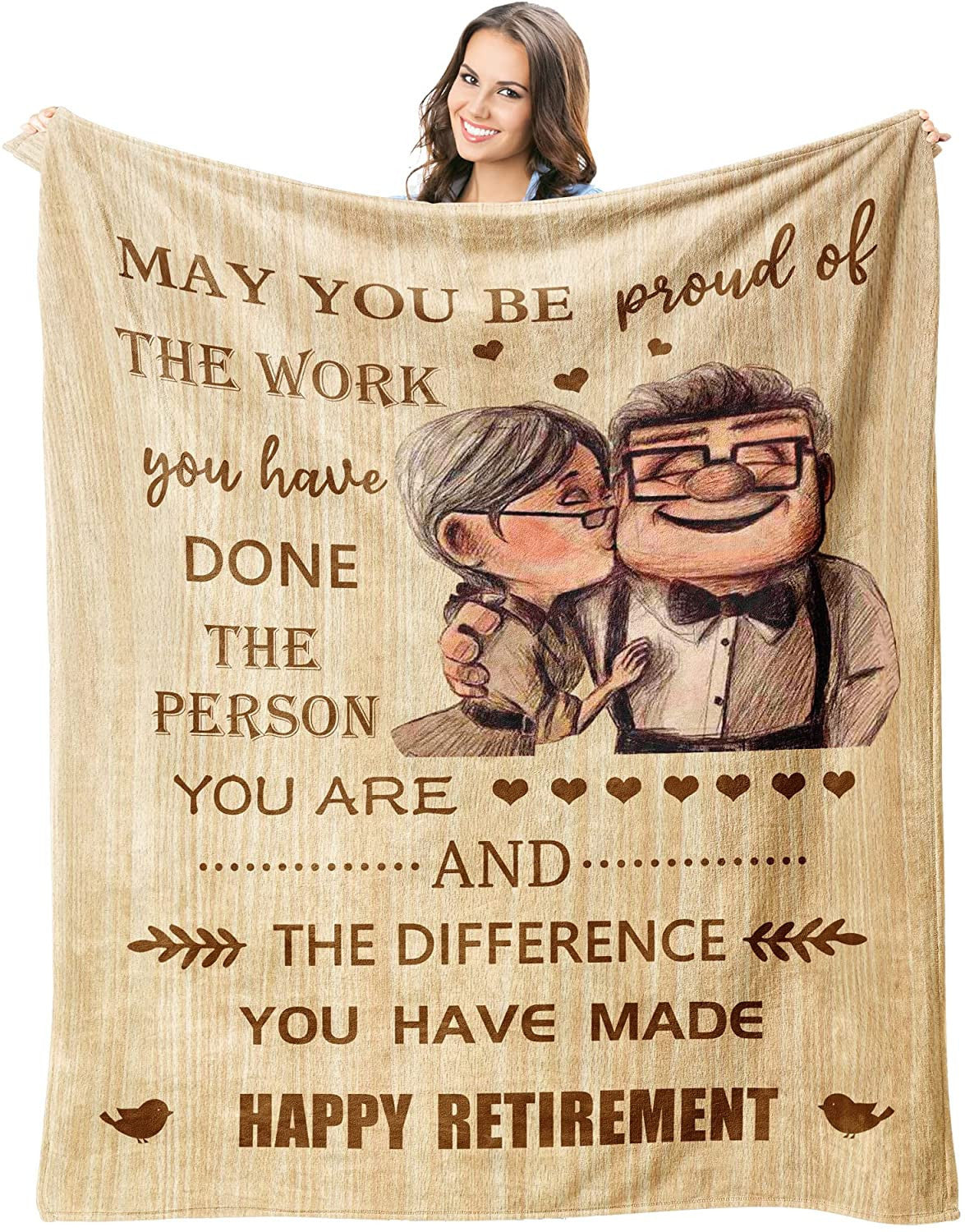Retirement Gifts For Women 2022 Blanket - Female Retirement Gifts For Men 2022 - Happy Retirement Gifts Blankets For Husband Wife - Retired Gifts For Women Social Worker Teacher Nurse