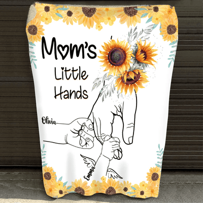 Mom Hands Kids Blanket