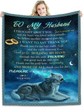 Father Day Gift To My Husband Blankets From Wife Blanket For Best Husband Birthdays Anniversary Wedding Gifts Blankets