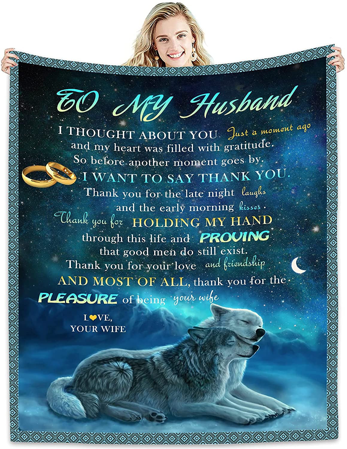 Father Day Gift To My Husband Blankets From Wife Blanket For Best Husband Birthdays Anniversary Wedding Gifts Blankets