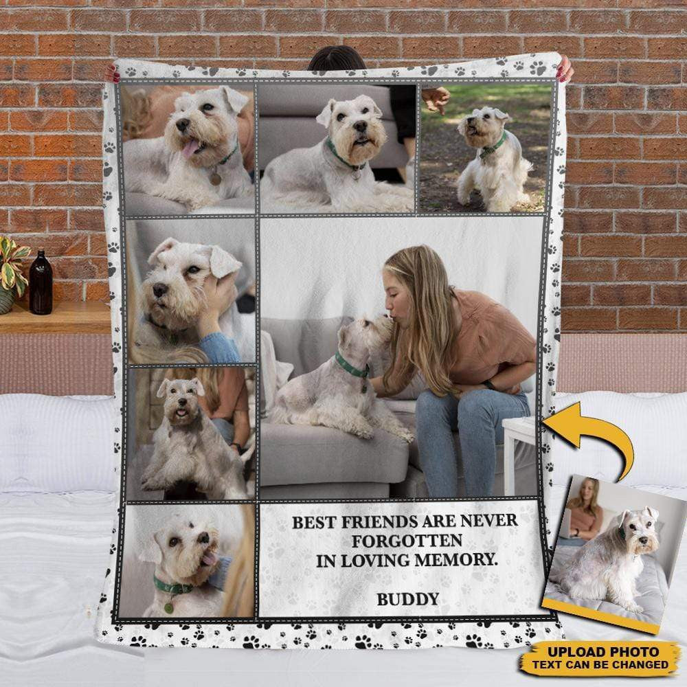 Upload Photo, Custom Quotes Blanket For Dog, Cat Lovers