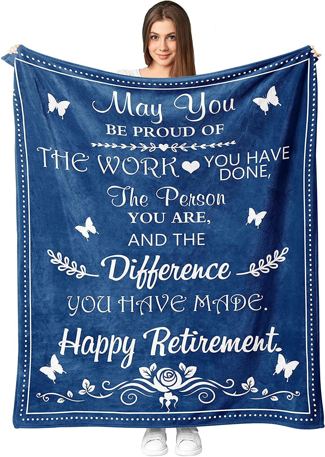 Retirement Gifts For Women 2022 Blanket Retired Gifts For Men Women Happy Retirement Gifts For Men 2021