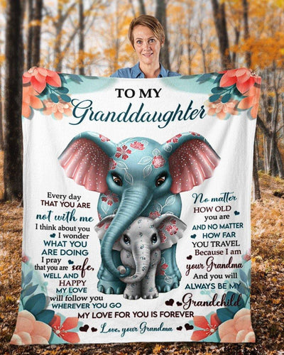 Gift Blanket For Granddaughter From Grandma- You'll Always Be My Grandchild My Love For You Is Forever