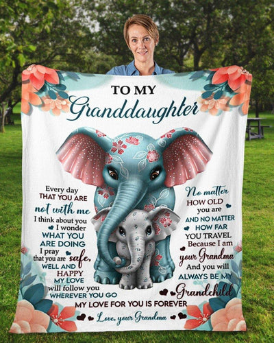 Gift Blanket For Granddaughter From Grandma- You'll Always Be My Grandchild My Love For You Is Forever