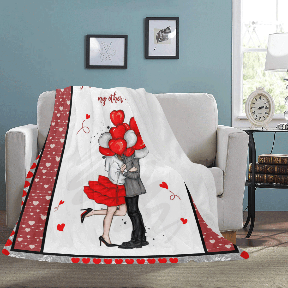 You Are Without A Doubt My Other Half Fleece Blanket