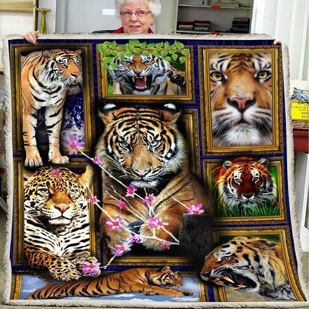 3d Huge Tiger Blanket